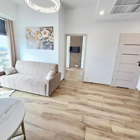 Hanza Tower Ajp Glamour High Floor Apartman Szczecin