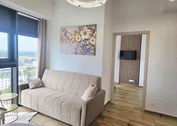 Apartment Hanza Tower Ajp Glamour High Floor Szczecin